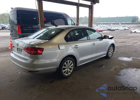 2015 Volkswagen Jetta 1.8T Se из США, поврежденный, VIN 3VWD17AJ6FM314785